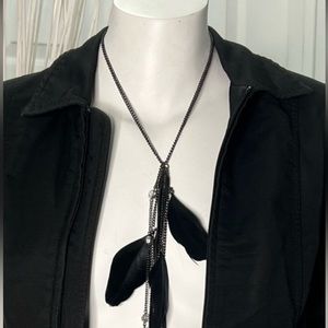 Feather necklace